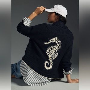 New without tags, Anthropologie Maeve Sea Horse Sweater 🌊